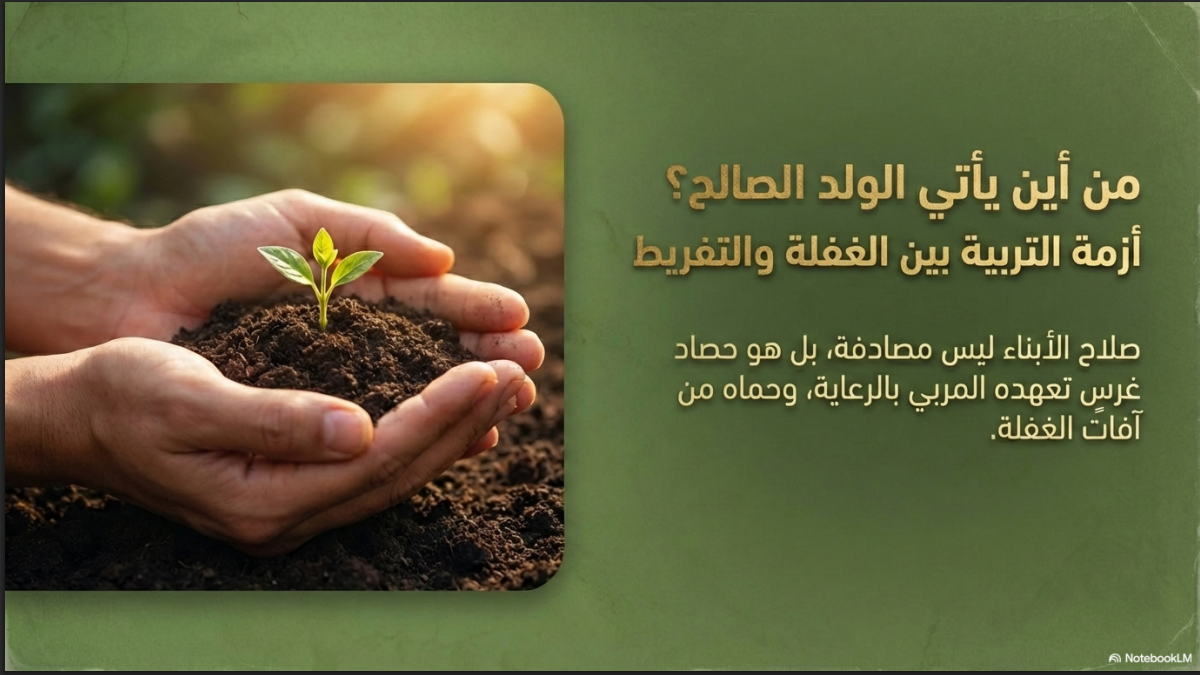 من أين يأتي الولد الصالح؟ أزمة التربية بين الغفلة والتفريط